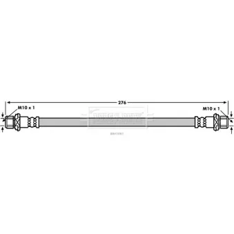 Flexible de frein BORG & BECK