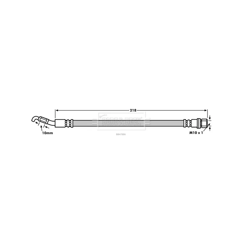 Flexible de frein BORG & BECK BBH7886