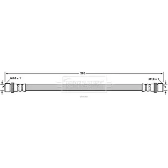 Flexible de frein BORG & BECK BBH7893