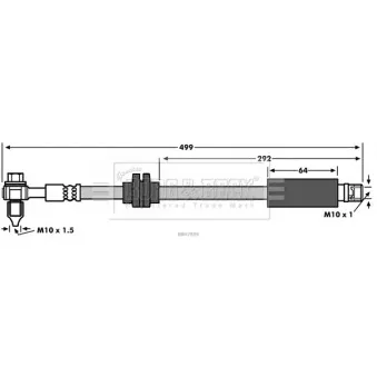 Flexible de frein BORG & BECK BBH7899