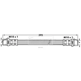 Flexible de frein BORG & BECK BBH7906