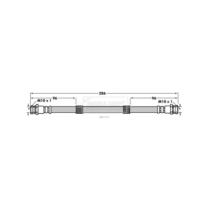 Flexible de frein BORG & BECK BBH7917