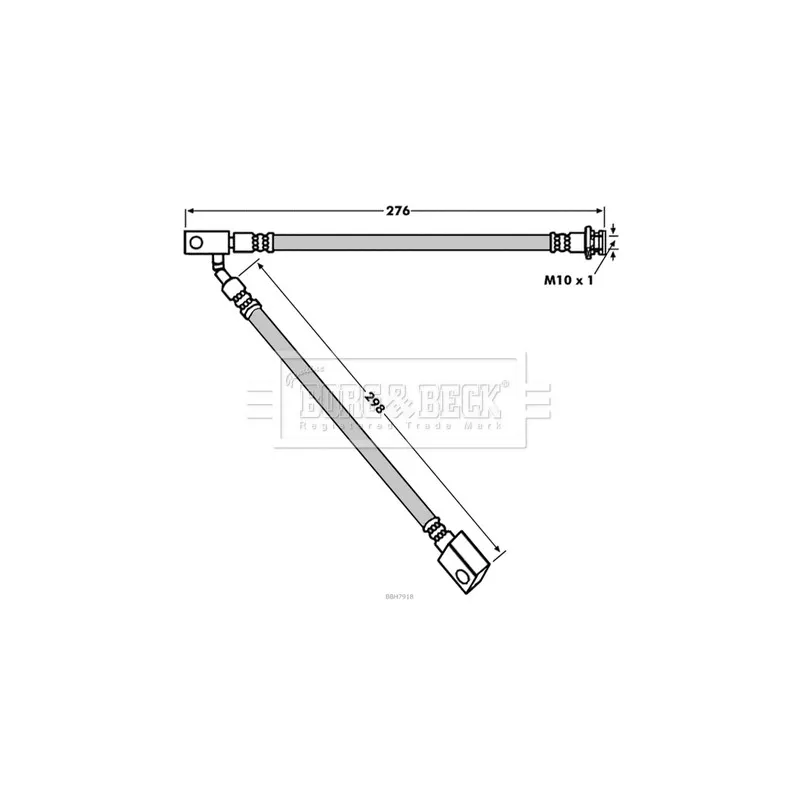 Flexible de frein BORG & BECK BBH7918