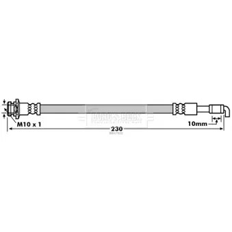 Flexible de frein BORG & BECK BBH7920