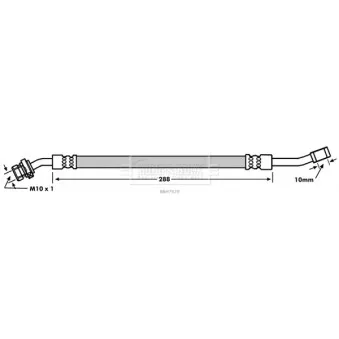 Flexible de frein BORG & BECK BBH7929