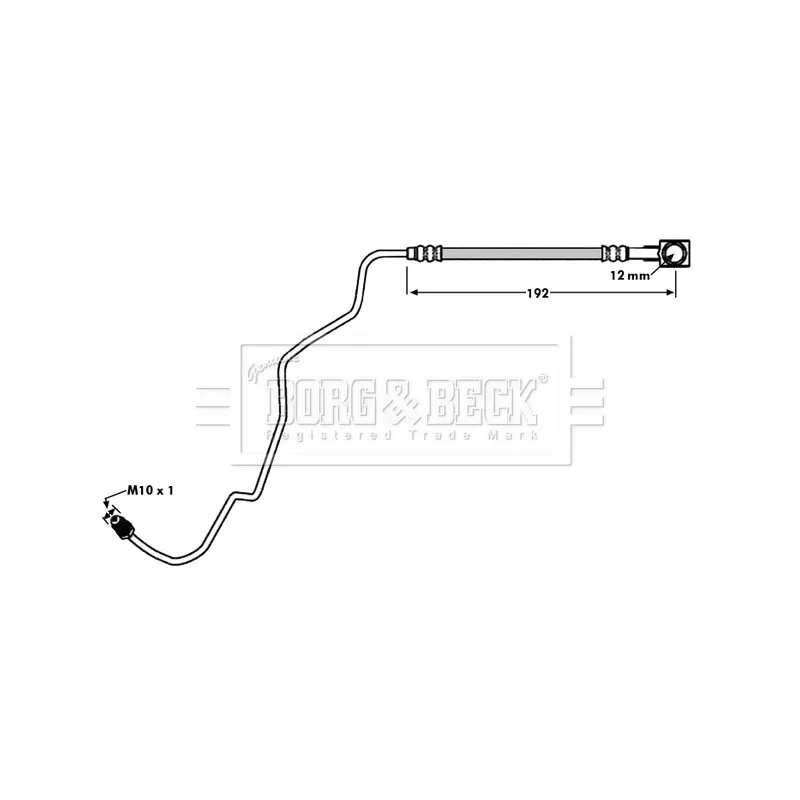 Flexible de frein BORG & BECK BBH7936