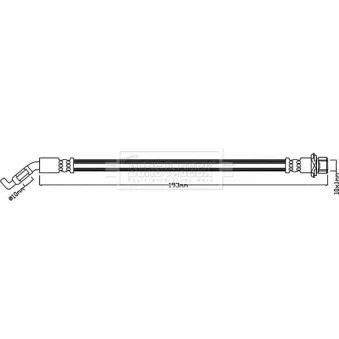 Flexible de frein BORG & BECK BBH7951