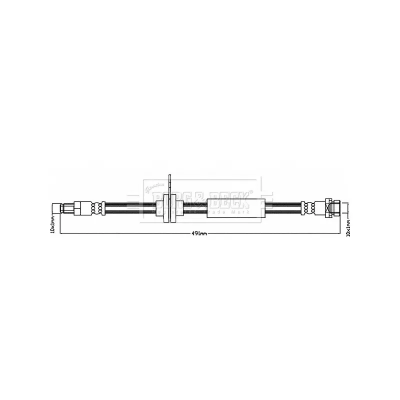 Flexible de frein BORG & BECK BBH7955