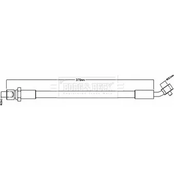Flexible de frein BORG & BECK BBH7961