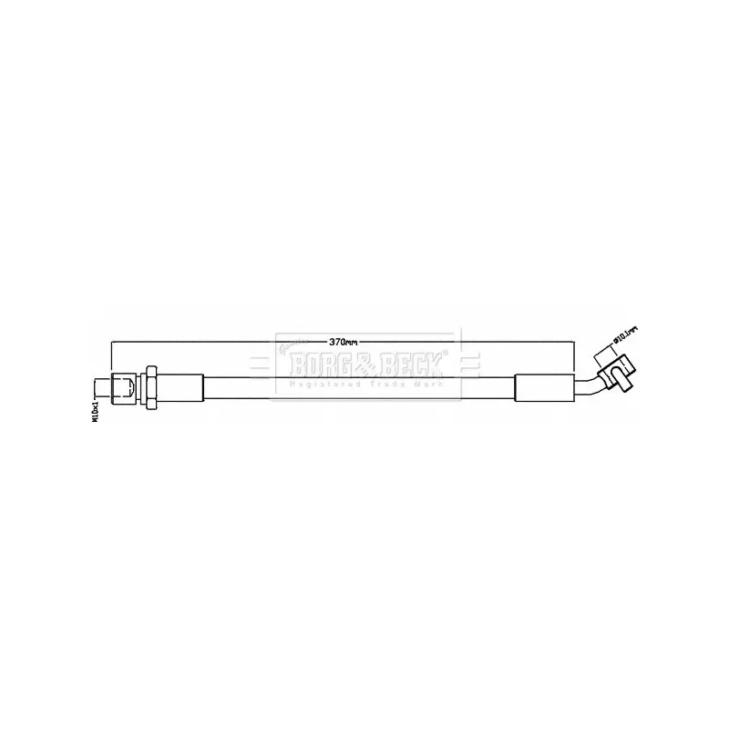 Flexible de frein BORG & BECK BBH7962