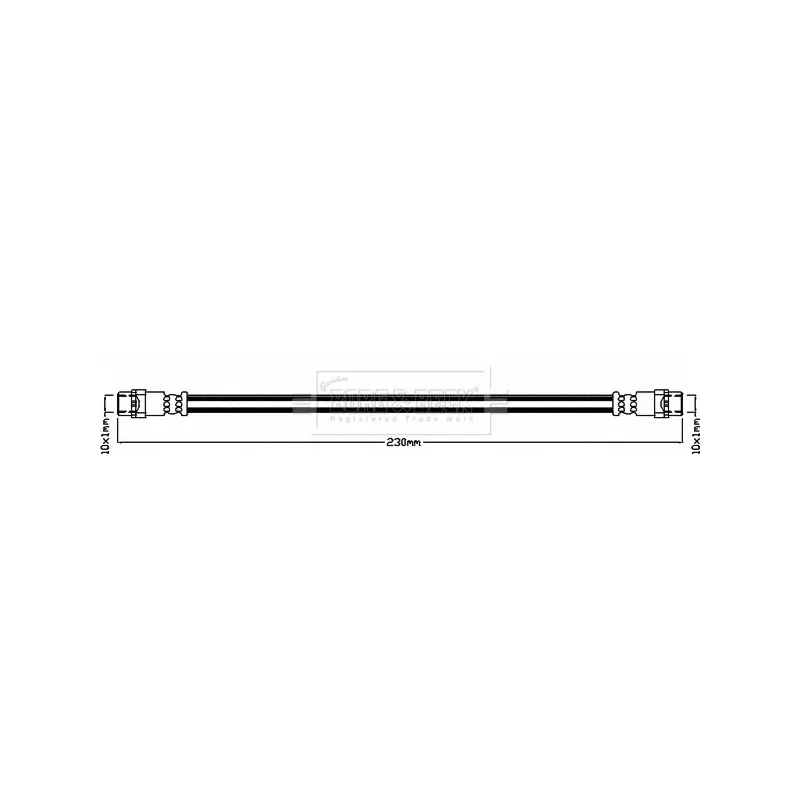 Flexible de frein BORG & BECK BBH7994
