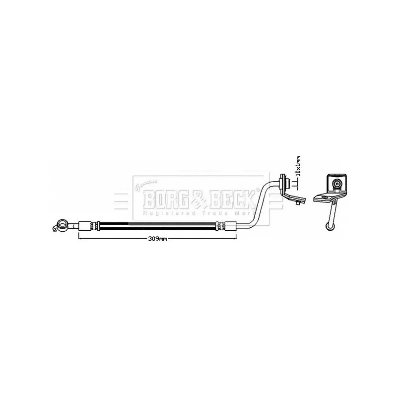 Flexible de frein BORG & BECK BBH7995
