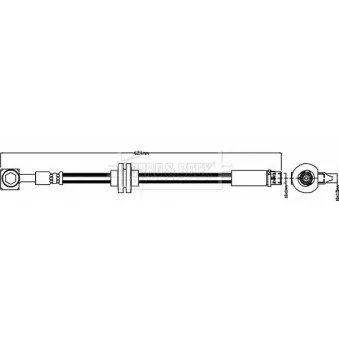 Flexible de frein BORG & BECK BBH8007