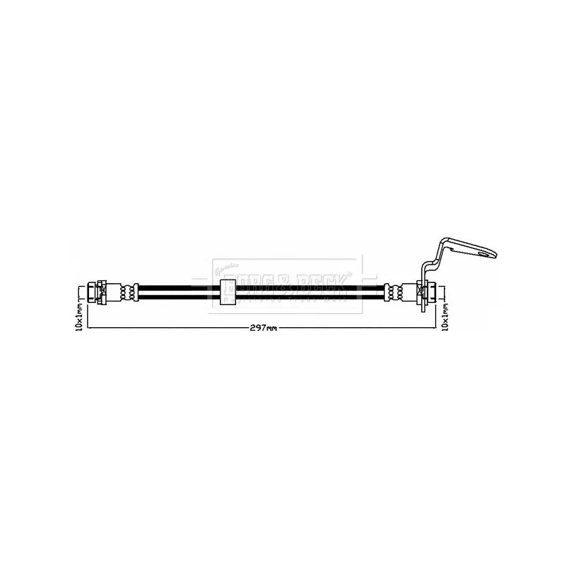 Flexible de frein BORG & BECK BBH8011