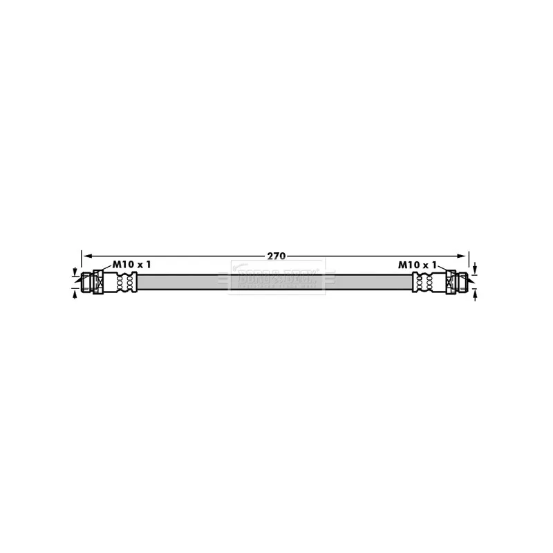 Flexible de frein BORG & BECK BBH8012