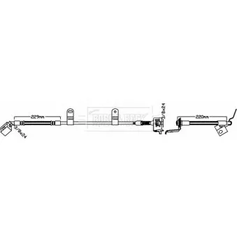 Flexible de frein BORG & BECK BBH8013