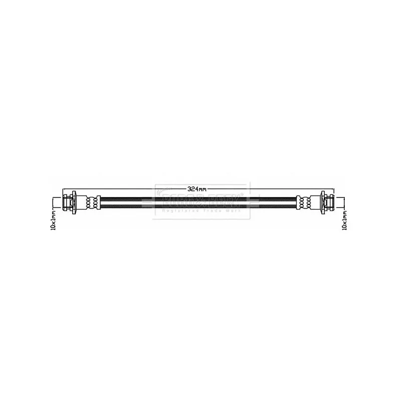Flexible de frein BORG & BECK BBH8014
