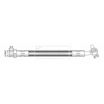 Flexible de frein BORG & BECK BBH8028
