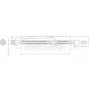 Flexible de frein BORG & BECK BBH8029