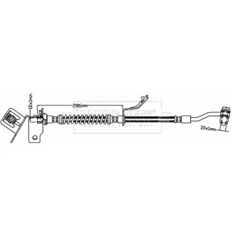 Flexible de frein BORG & BECK BBH8031