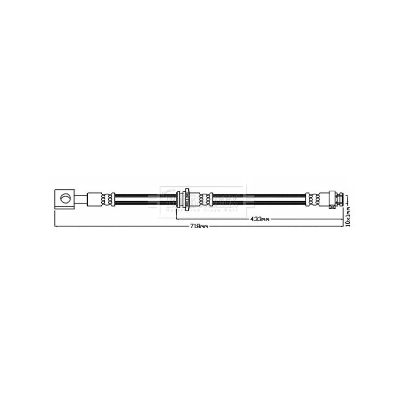 Flexible de frein BORG & BECK BBH8056