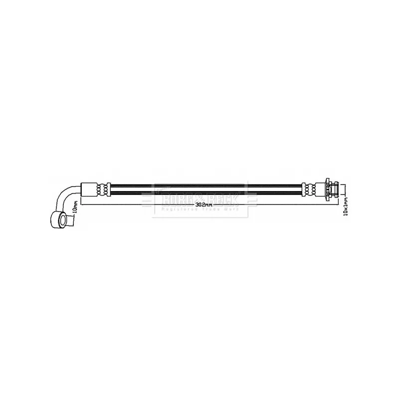 Flexible de frein BORG & BECK BBH8057