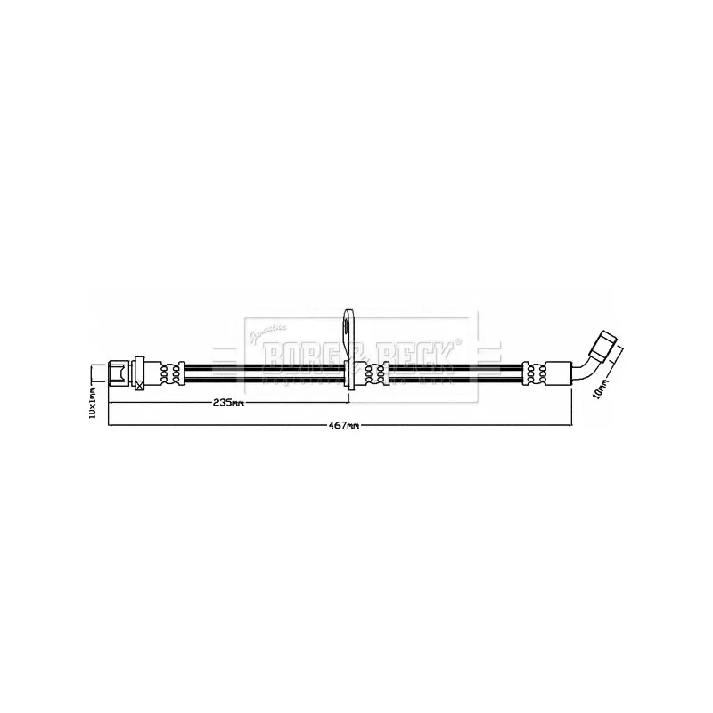 Flexible de frein BORG & BECK BBH8060