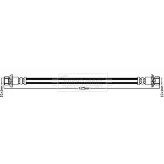 Flexible de frein BORG & BECK BBH8061
