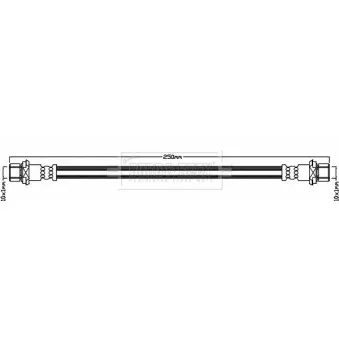 Flexible de frein BORG & BECK