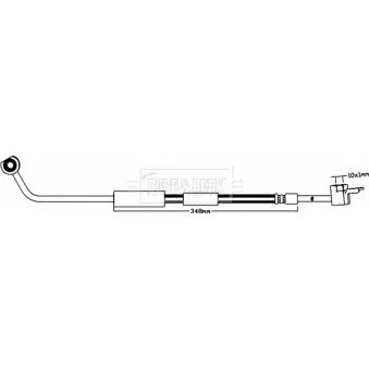 Flexible de frein BORG & BECK BBH8070