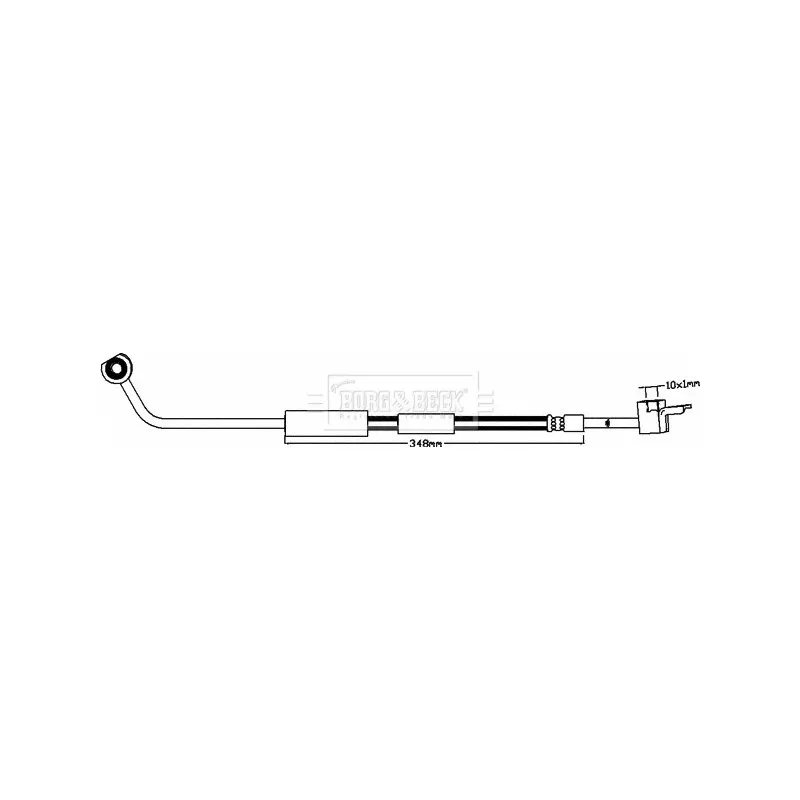 Flexible de frein BORG & BECK BBH8070