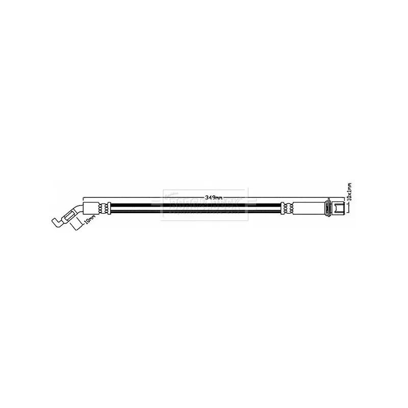 Flexible de frein BORG & BECK BBH8075