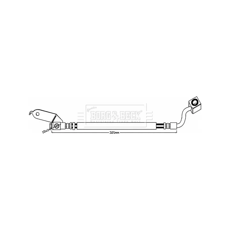 Flexible de frein BORG & BECK BBH8077