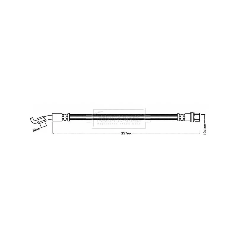 Flexible de frein BORG & BECK BBH8094