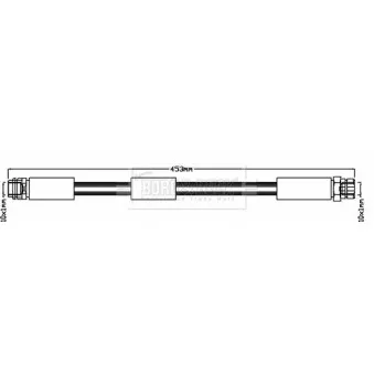 Flexible de frein BORG & BECK BBH8095