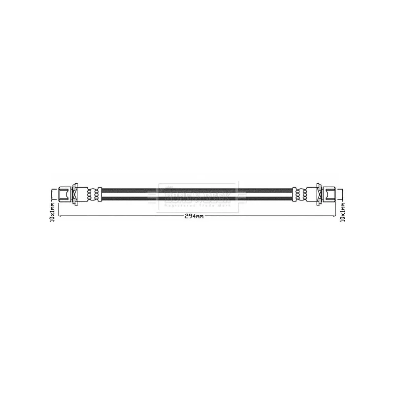 Flexible de frein BORG & BECK BBH8097