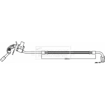 Flexible de frein BORG & BECK BBH8099