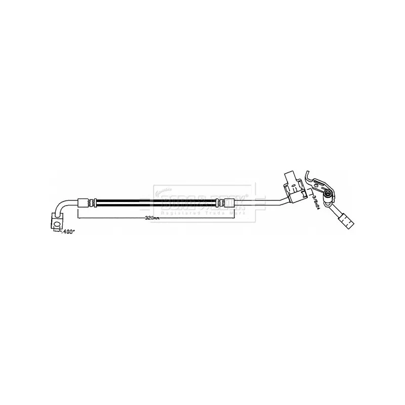 Flexible de frein BORG & BECK BBH8100