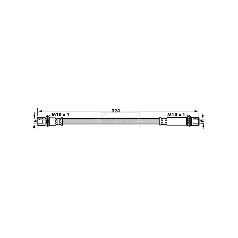 Flexible de frein BORG & BECK BBH8103