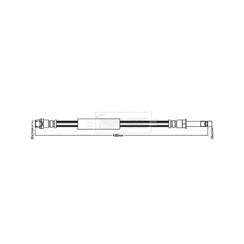 Flexible de frein BORG & BECK BBH8109