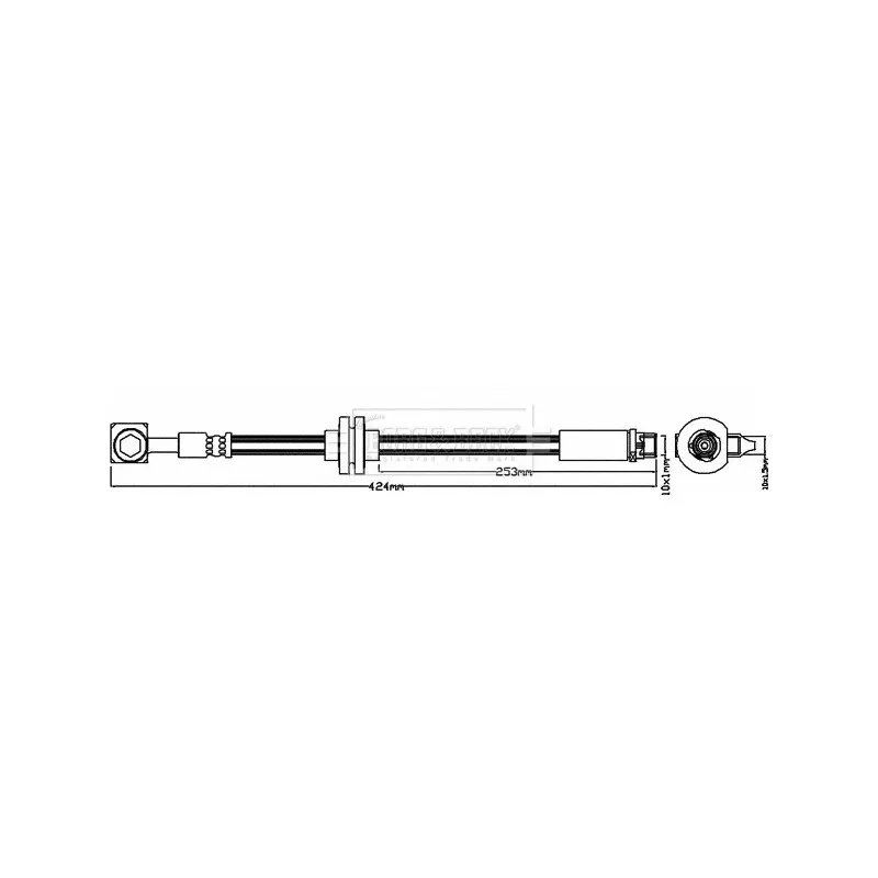 Flexible de frein BORG & BECK BBH8110