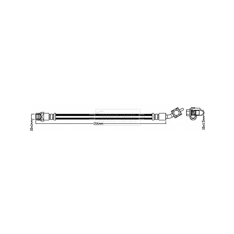 Flexible de frein BORG & BECK BBH8112