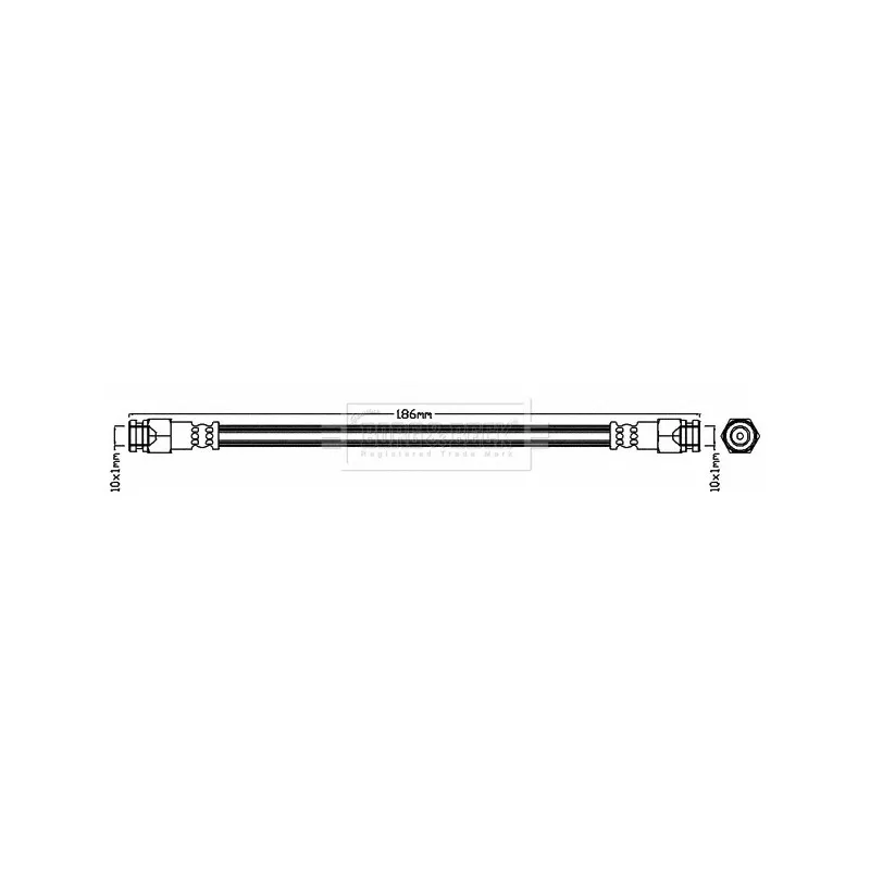 Flexible de frein BORG & BECK BBH8115