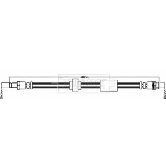 Flexible de frein BORG & BECK BBH8116