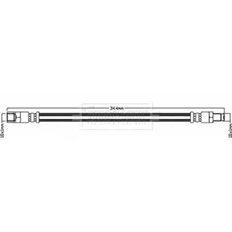 Flexible de frein BORG & BECK BBH8119