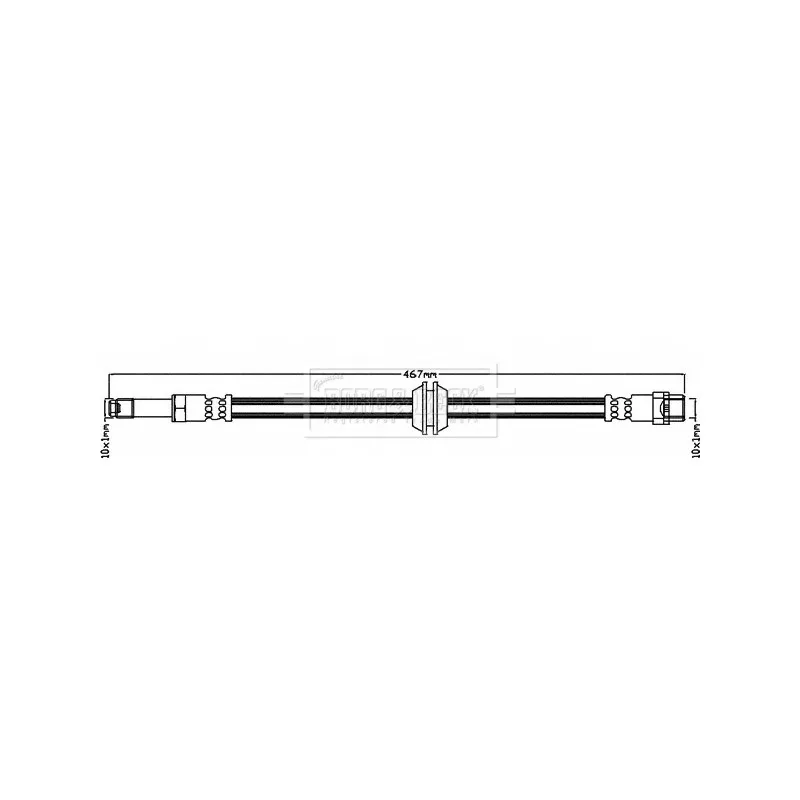 Flexible de frein BORG & BECK BBH8120