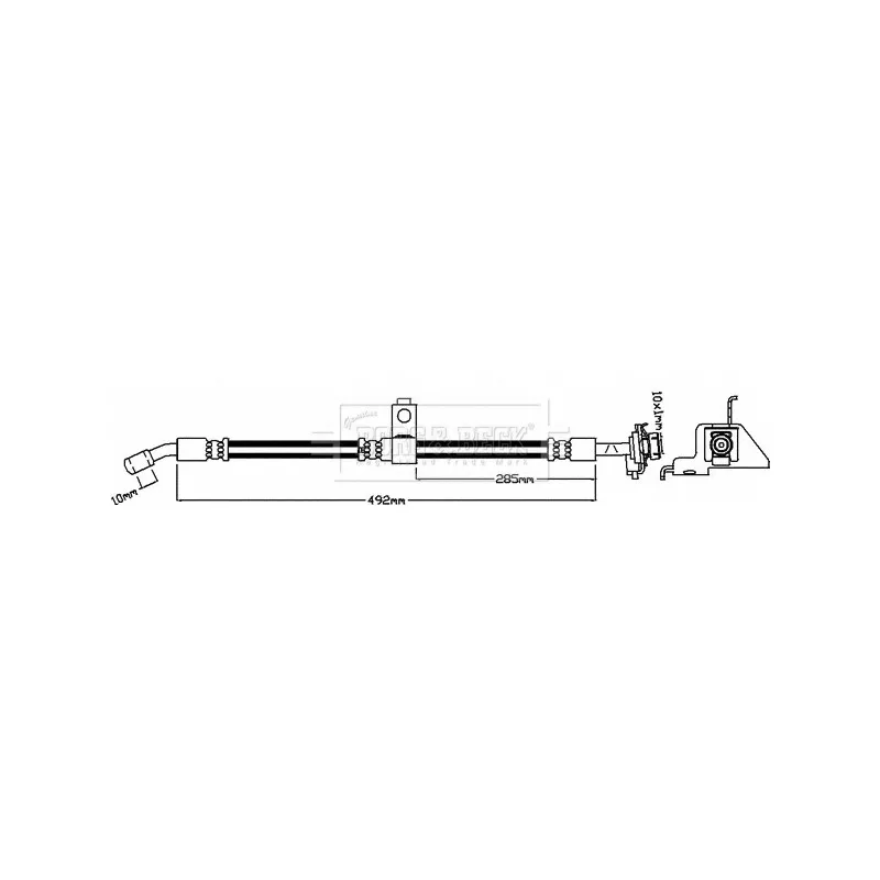 Flexible de frein BORG & BECK BBH8130