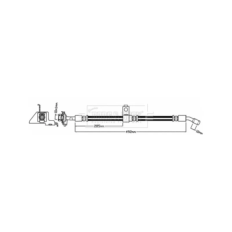 Flexible de frein BORG & BECK BBH8131