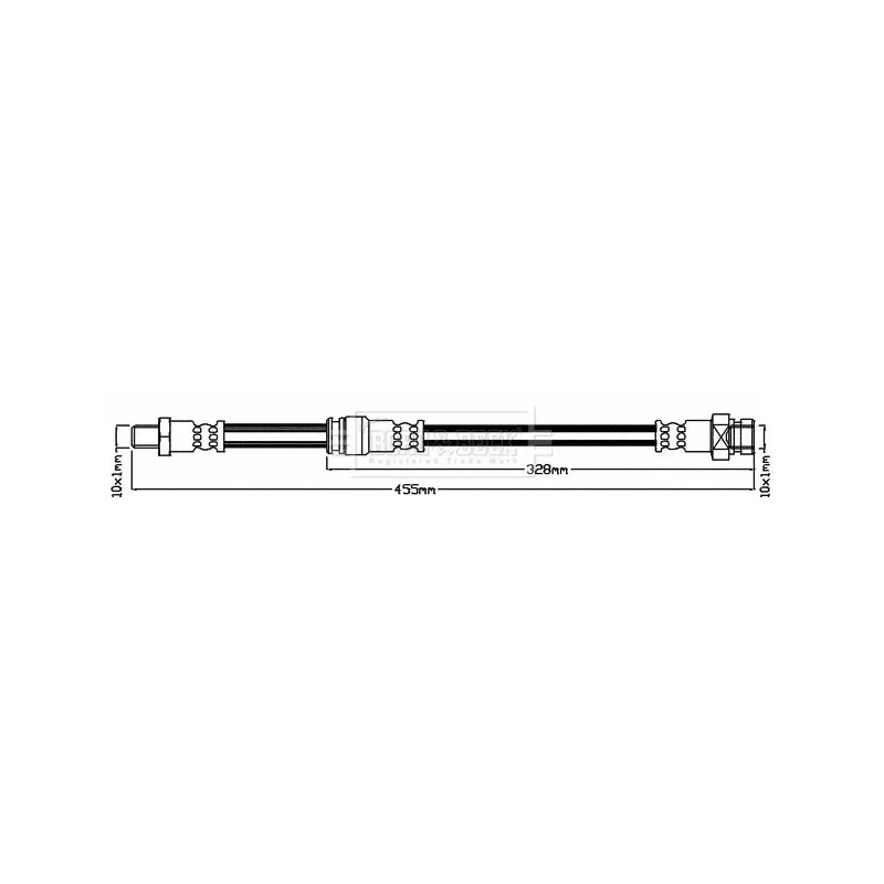 Flexible de frein BORG & BECK BBH8132