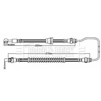 Flexible de frein BORG & BECK BBH8134